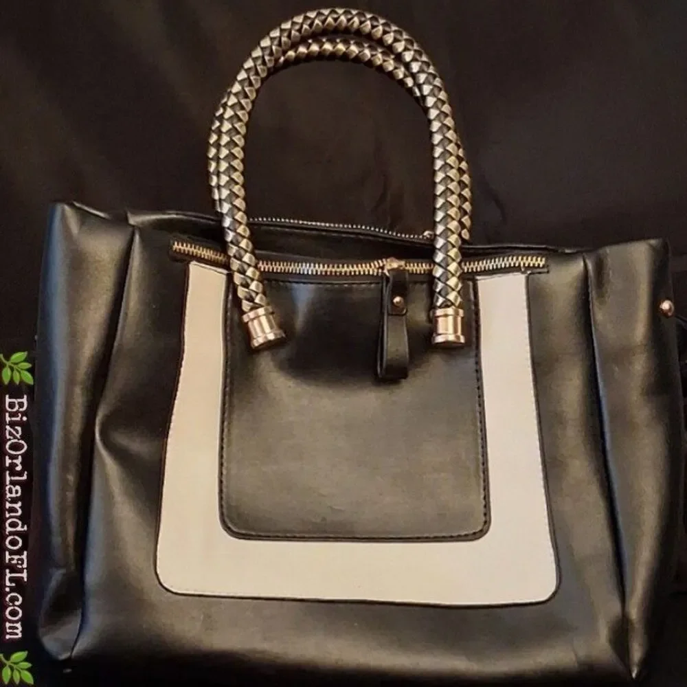 VINTAGE: Gillberry Women All-Match PU Leather Hand Messenger Bag (Black)